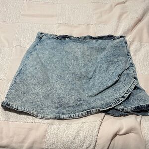 Denim Mini Skirt